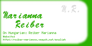 marianna reiber business card